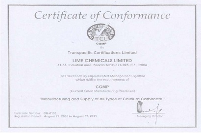 Certifications